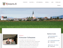 Tablet Screenshot of kriessern.ch